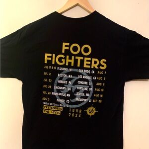 Foo Fighters 2024 Tour Black T-Shirt
